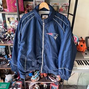 Vintage New England Patriots Blue Y2K Jacket Men’s 2XL